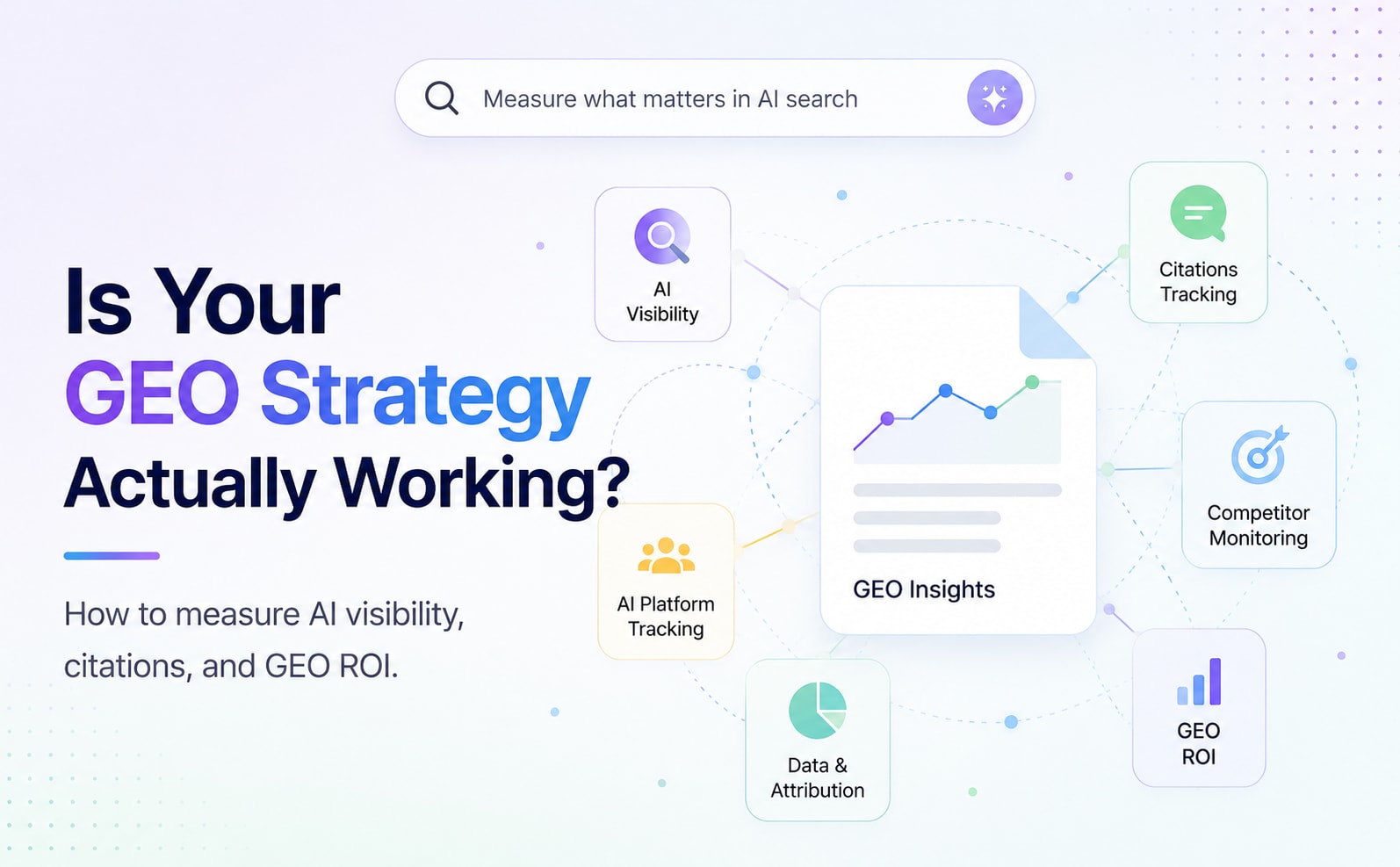 is your GEO strategy actually working?