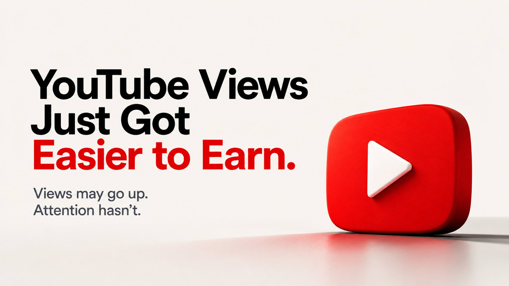 YouTube Changed What Counts as a View. Here Is What Marketers Need to Know