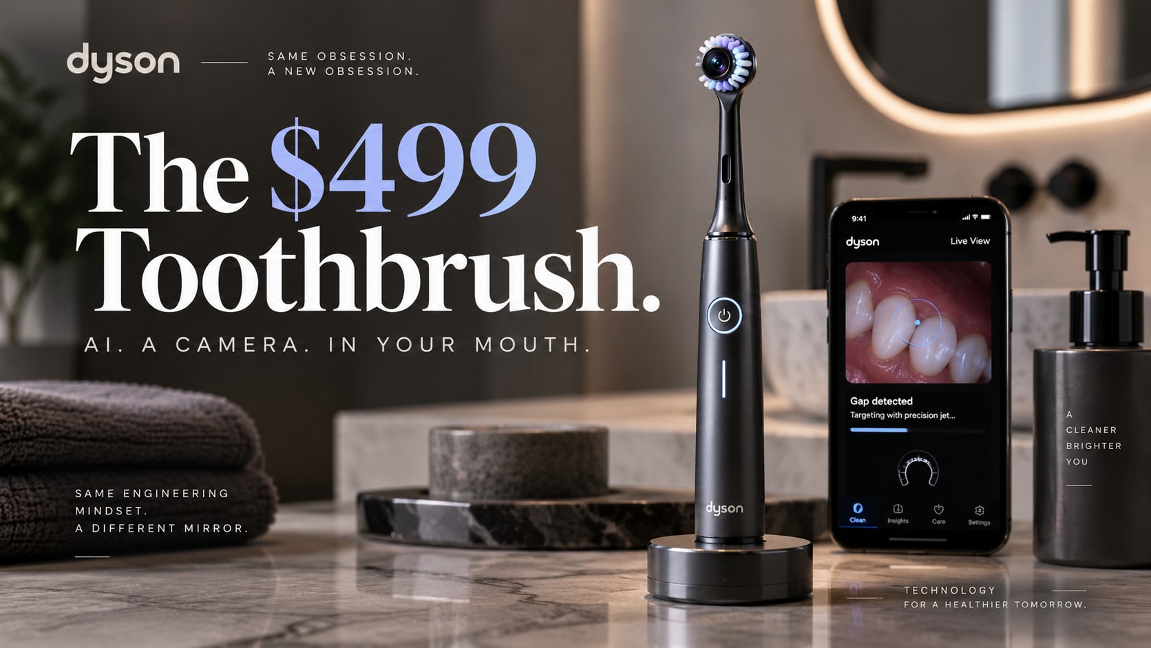 Dyson Built a $499 Toothbrush With a Camera Inside It. We Have Questions