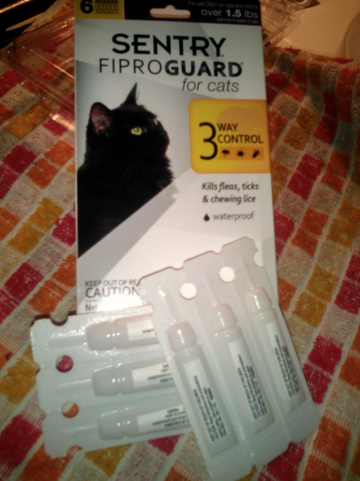 Cats Flea And Tick Treatment Control Medicine 6 Topical Count Cat