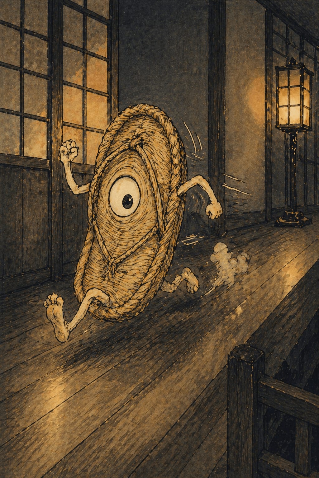 Bake-zōri (化け草履) — Yokai from Japanese mythology