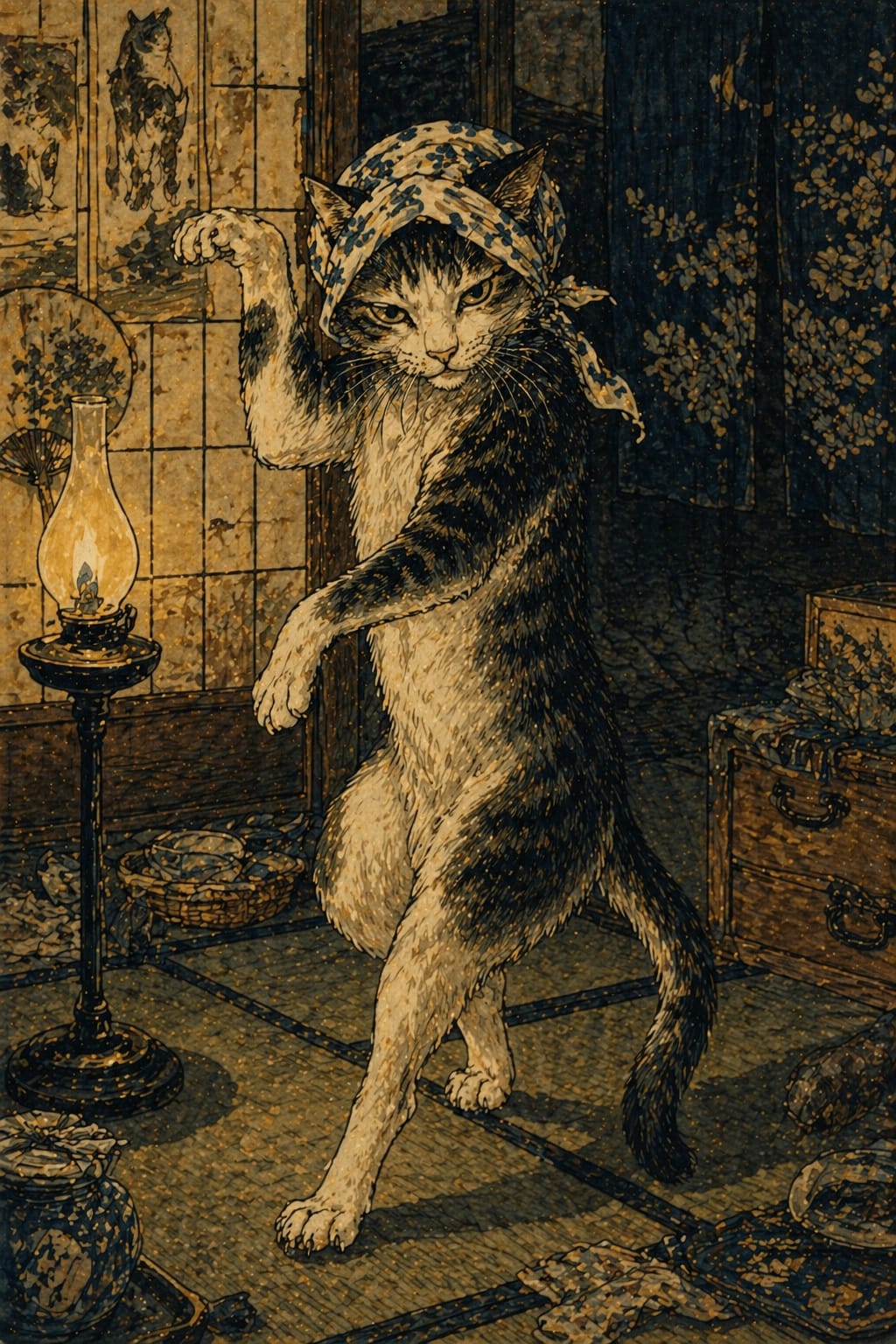 Bakeneko (化け猫) — Yokai from Japanese mythology