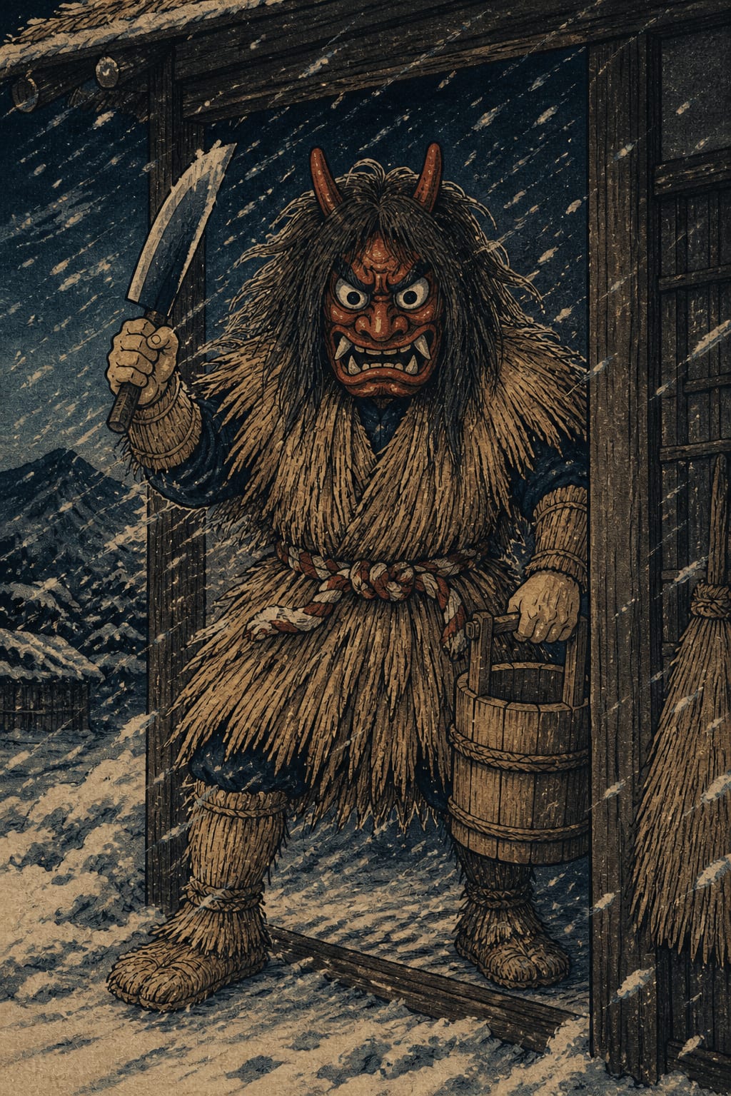 Namahage (生剥) — Demon from Japanese mythology