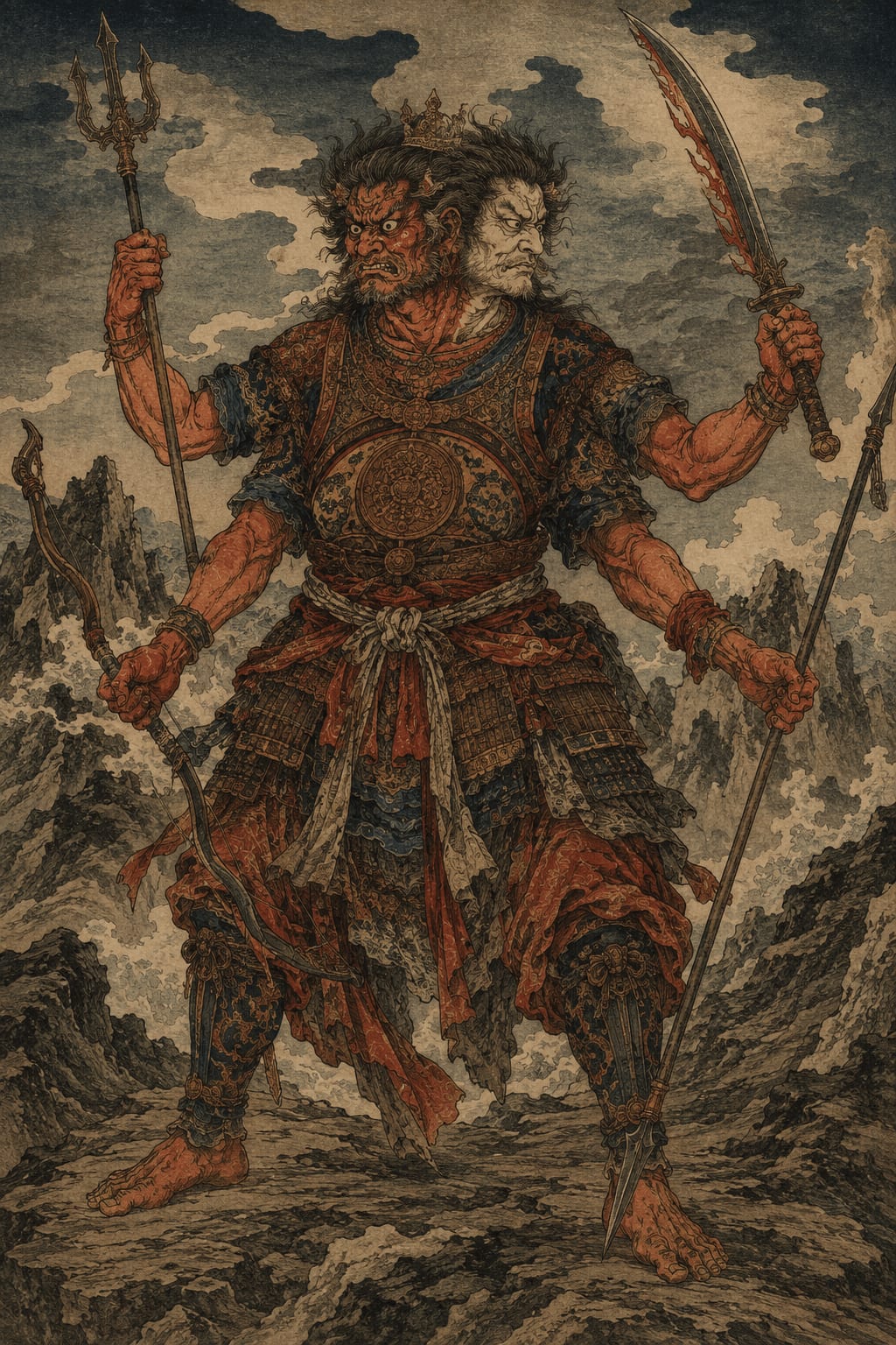 Ryōmen Sukuna (両面宿儺) — Demon from Japanese mythology