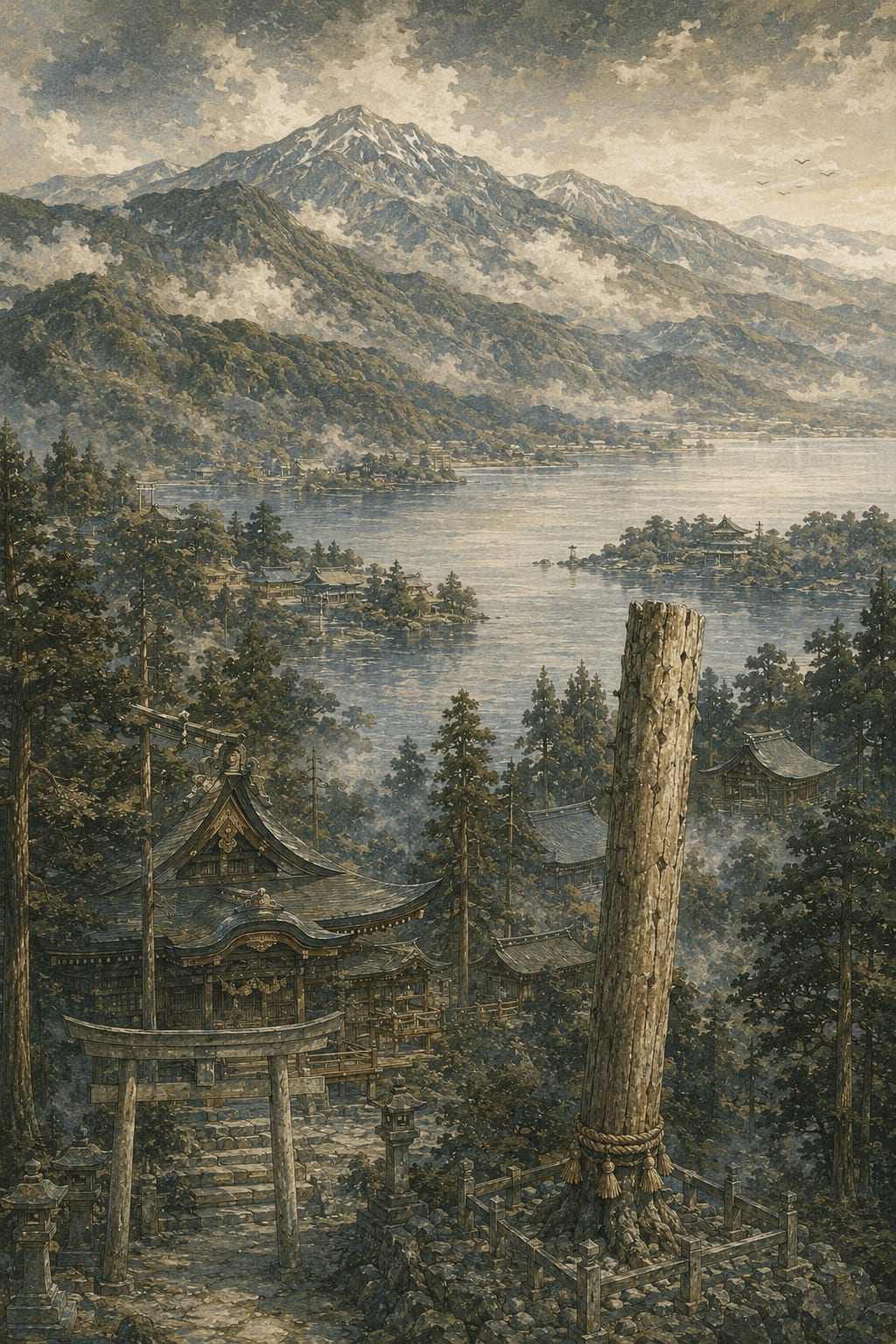 Suwa Taisha (諏訪大社) — Place from Japanese mythology