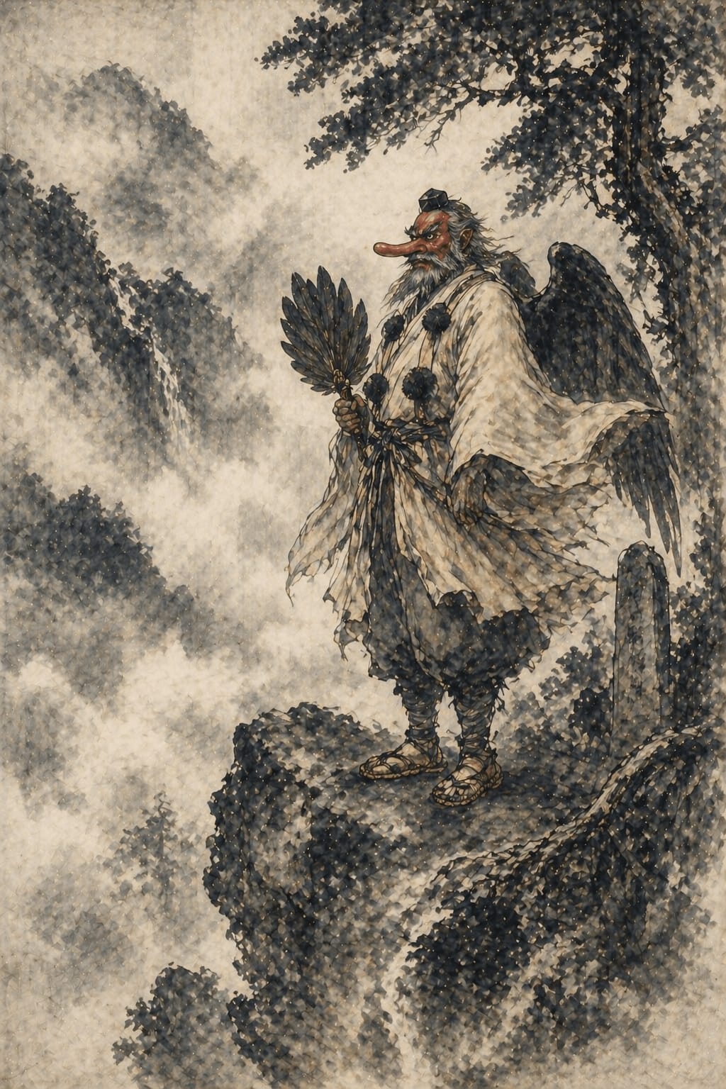 Tengu (天狗) — Yokai from Japanese mythology