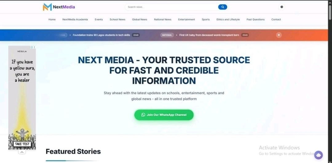 🚀 The NextMedia Project – Building an All-in-One Digital News & Learning Platform