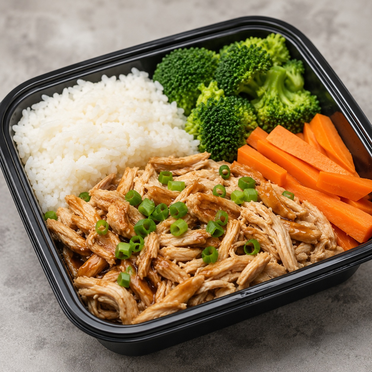 Soy-Ginger Chicken and Rice Lunch Box