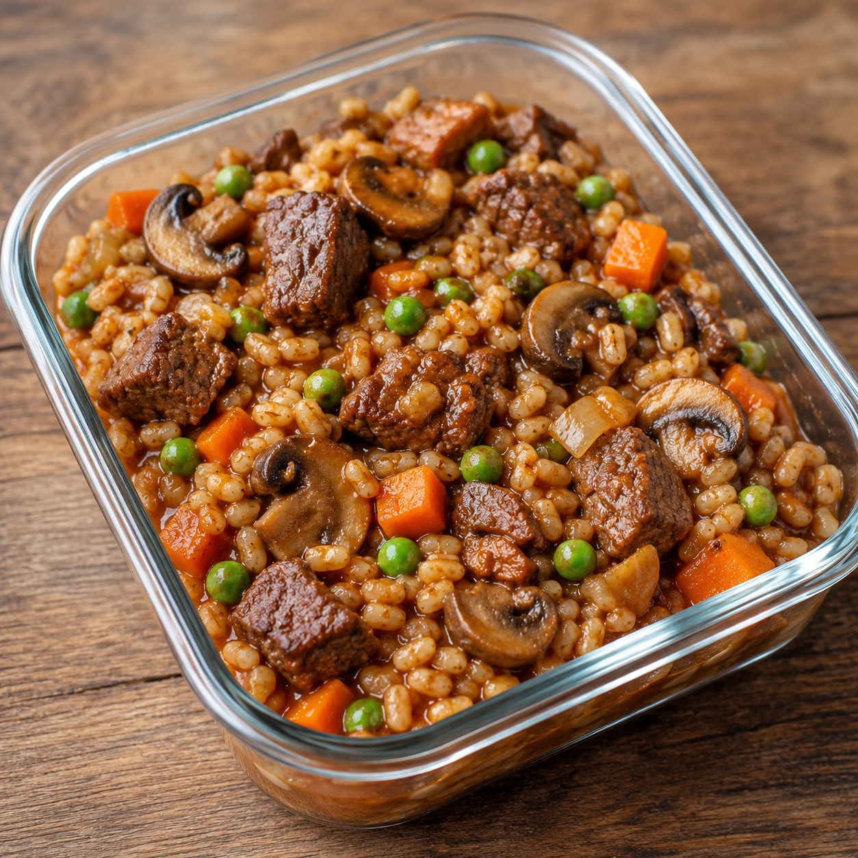 Smoky Sirloin Barley Skillet