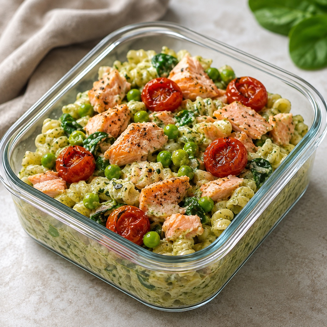 Creamy Pesto Trout Pasta Boxes