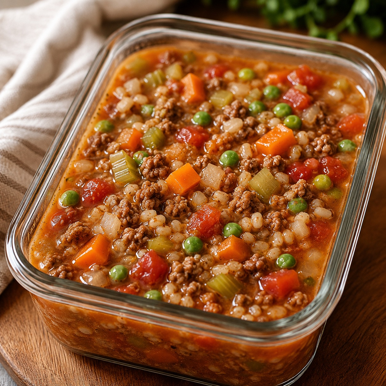 Lean Beef and Barley Lunch Soup
