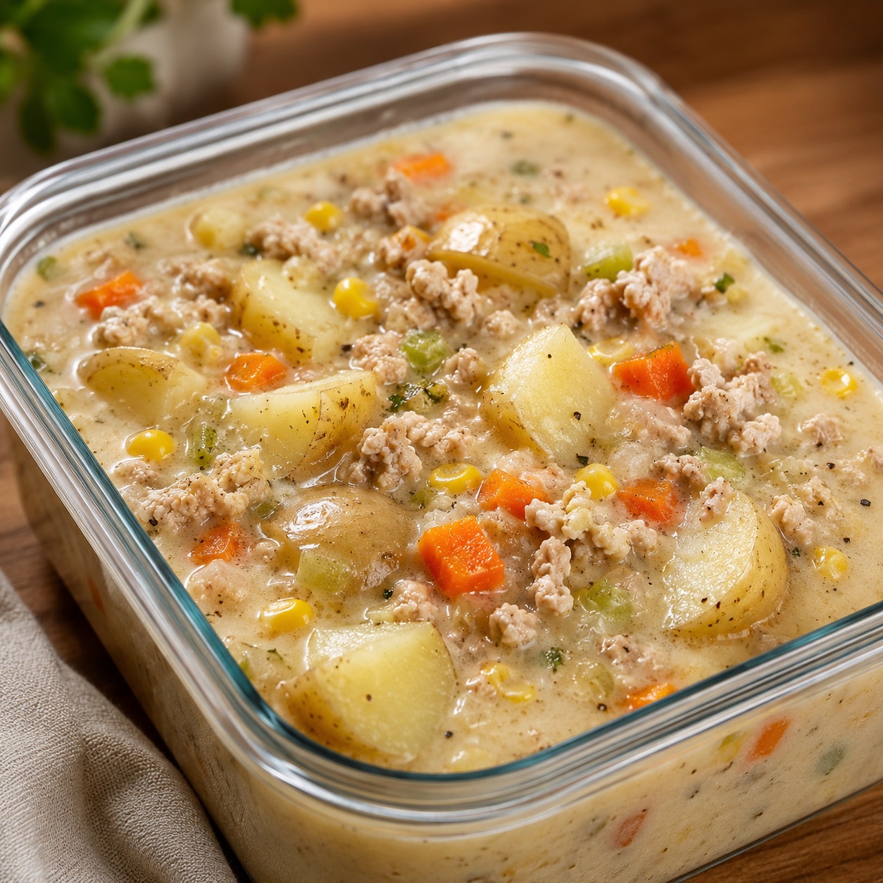 Creamy Turkey and Baby Potato Chowder