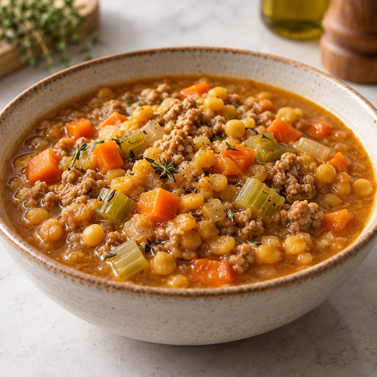 Slow-Cooker Veal and Split Pea Stew