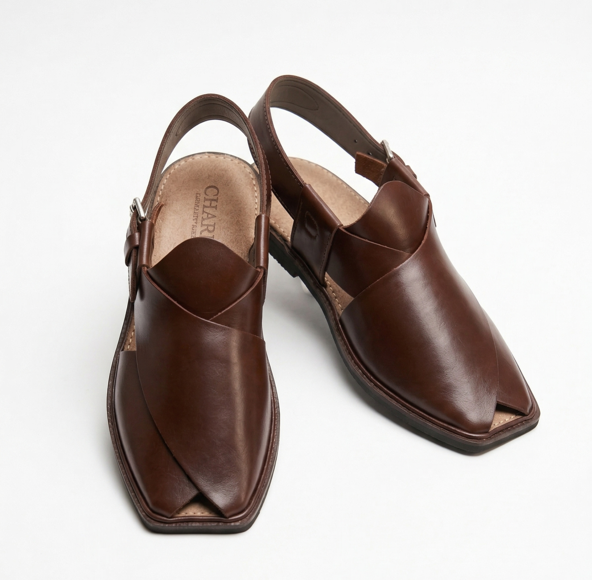 Zero sole Original Leather Charsadda Chappal — image 4