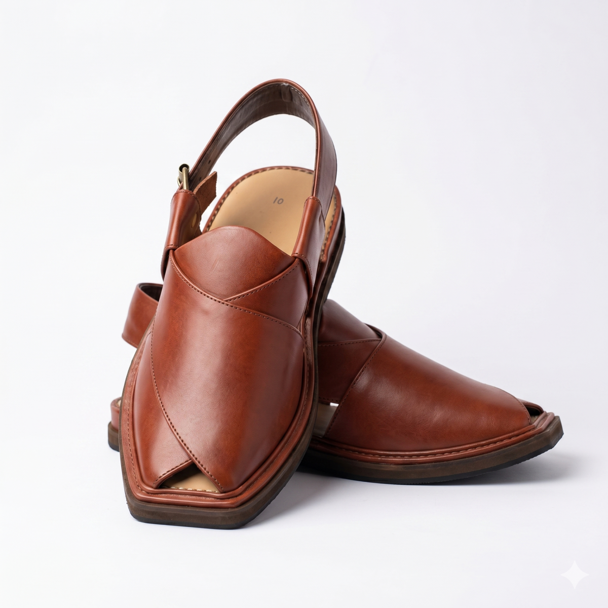 Charsadda Double Sole Brown