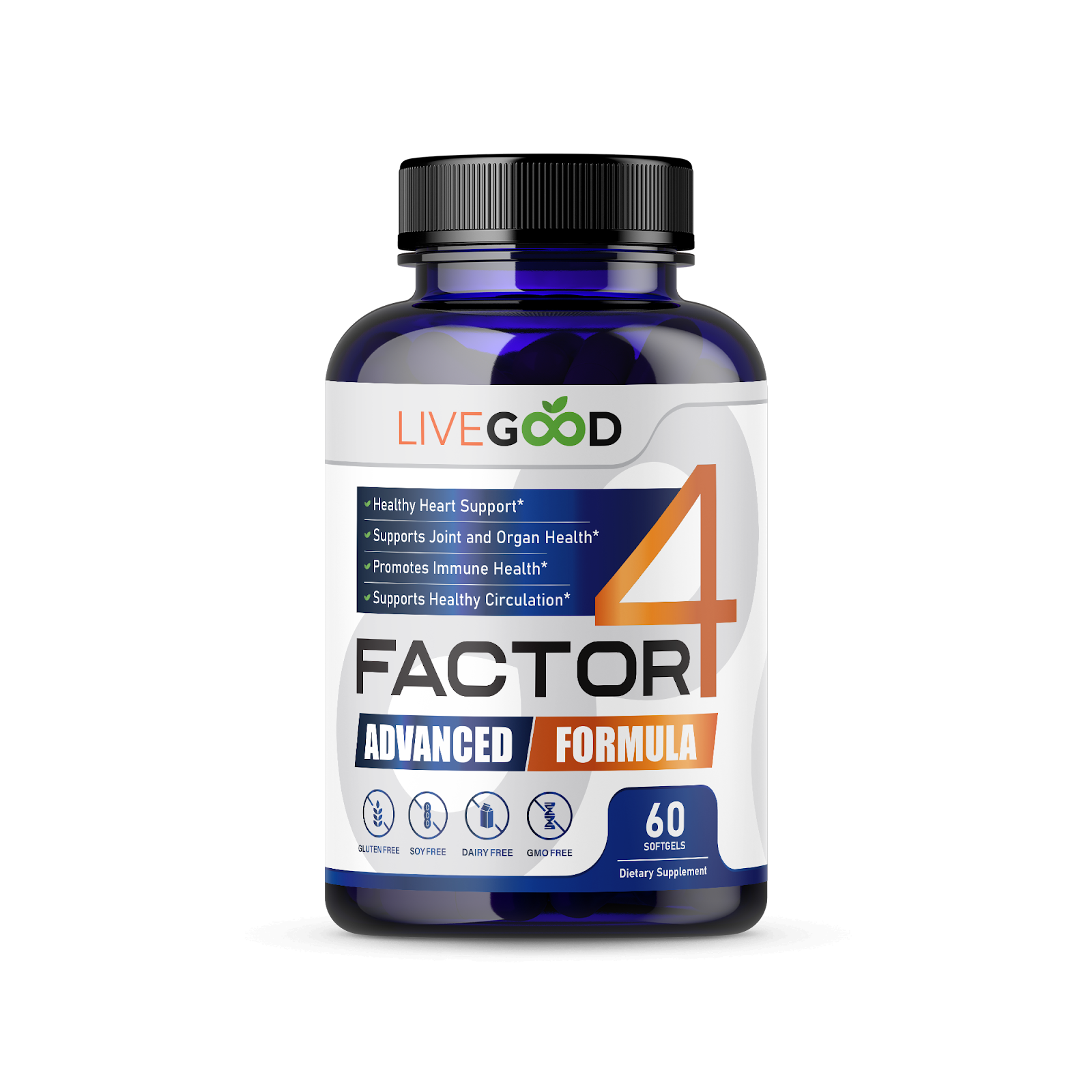 Factor 4 supplement bottle