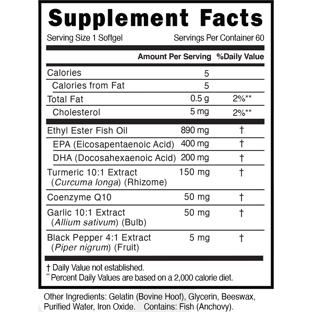 The nutritional information of Factor 4.