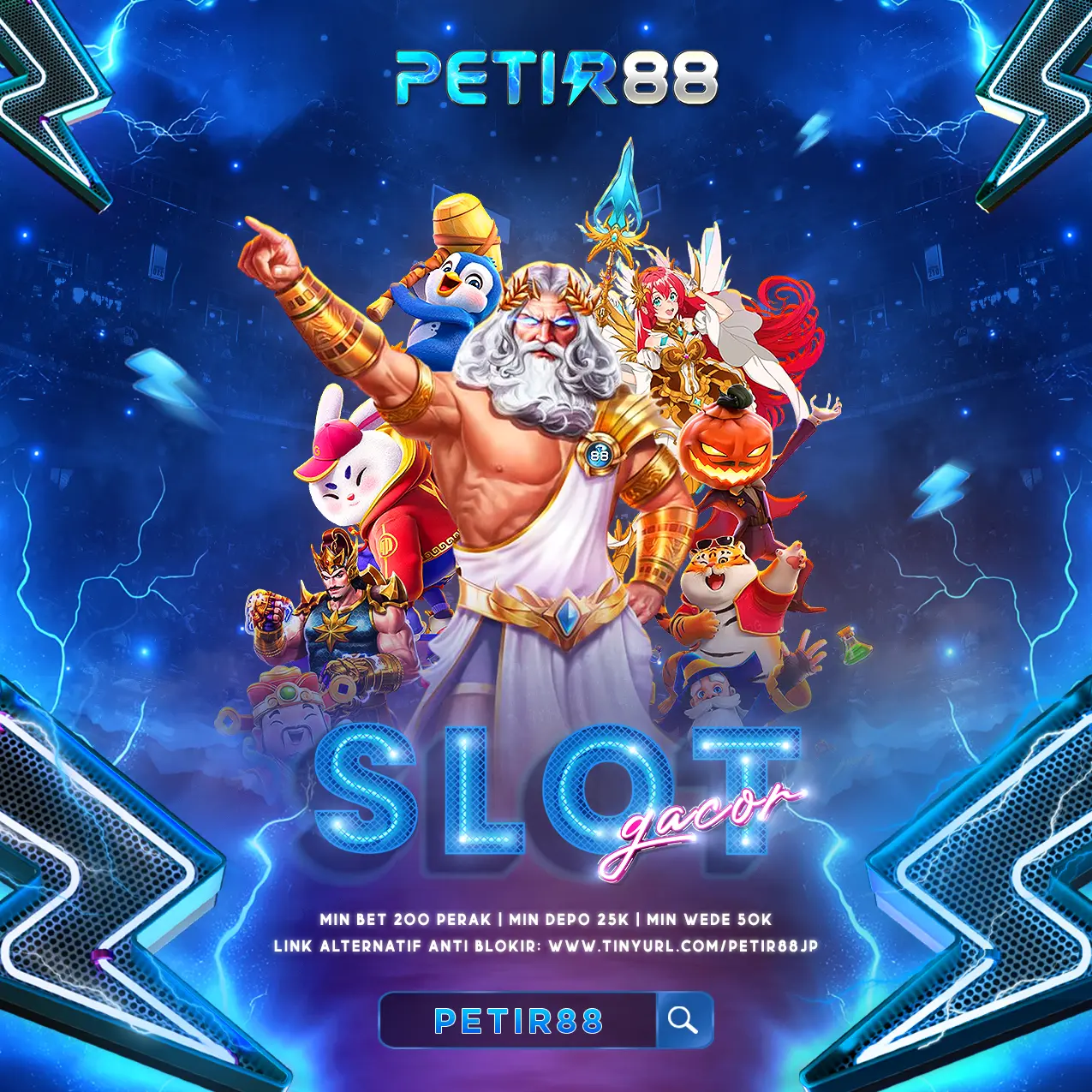 PETIR88: Situs Slot Gacor Resmi & Terpercaya, Link Provider Slot88 Gampang Maxwin Hari Ini