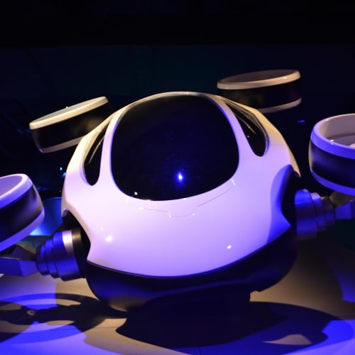 NASA'nın UAP araştırmaları için kullanılan bir görsel, gökyüzünde tanımlanamayan bir nesneyi gösteriyor.