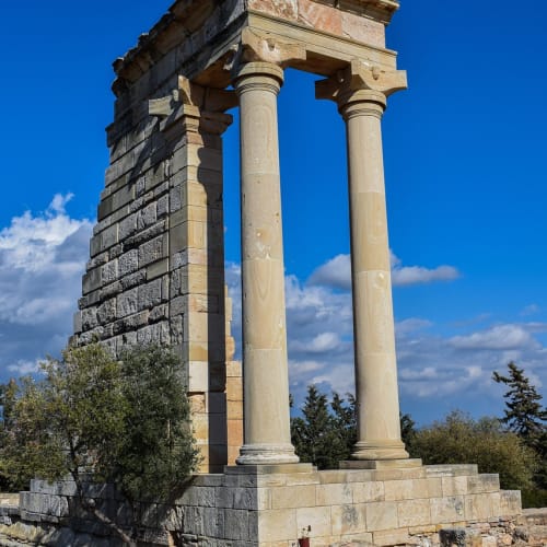 Türkiye'nin Şanlıurfa ilinde bulunan Göbeklitepe'nin genel görünümü, dünyanın en eski tapınağı olarak kabul edilmektedir.