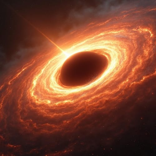 Kozmik radyasyonun Dünya'ya ulaşımını gösteren bir illüstrasyon. Atmosferin farklı katmanları ve radyasyonun etkileşimleri vurgulanıyor.