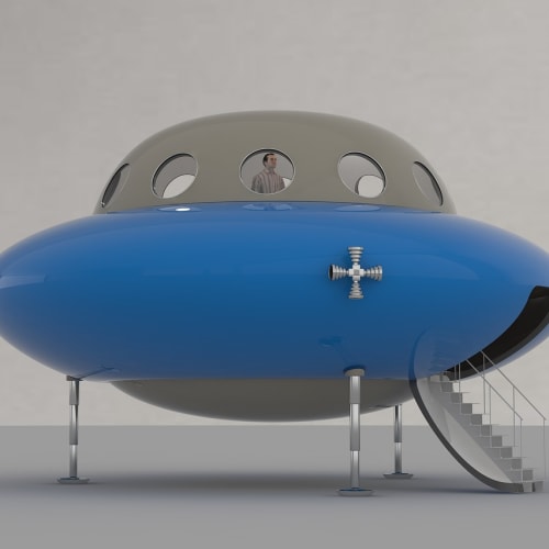 UFO gözlemlerinin en sık rapor edildiği bölgeleri gösteren dünya haritası.