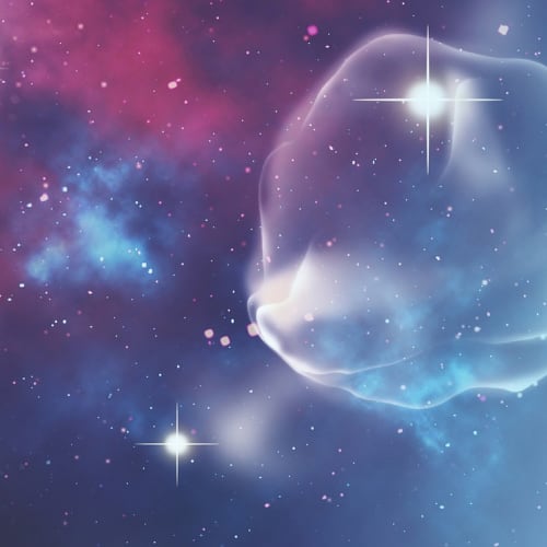 Evrenin genişlemesini gösteren bir görsel, Big Bang teorisinin temelini oluşturmaktadır.