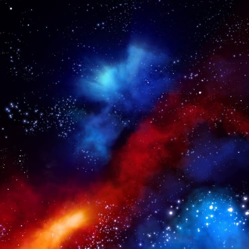 Evrenin genişlemesini gösteren bir görsel, Big Bang teorisinin temelini oluşturmaktadır.