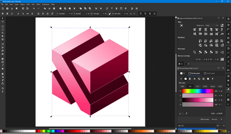 Aplikasi desain di laptop : Inkscape