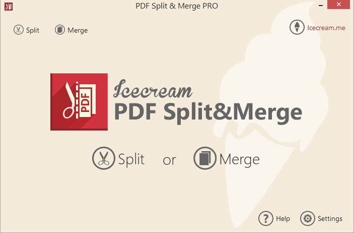 Aplikasi Untuk Menggabungkan File PDF: Icecream PDF Split & Merge