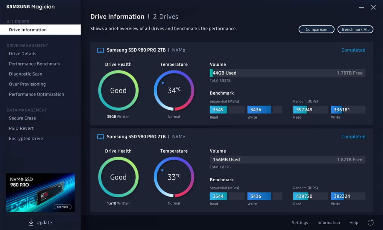 Ciri ciri SSD rusak: Suhu SSD yang cukup tinggi