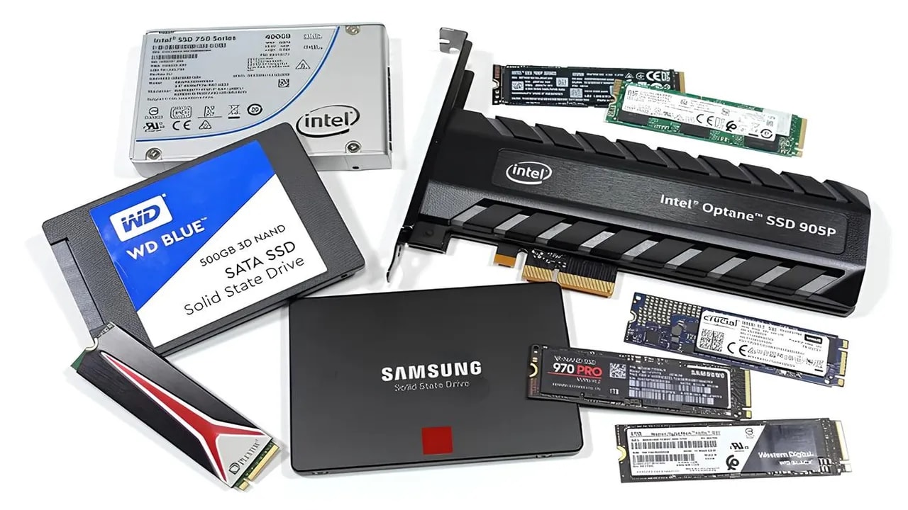 jenis-jenis SSD berdasarkan bentuk/ukuran