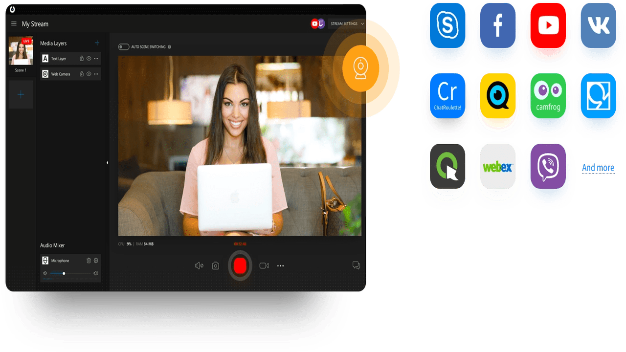 Aplikasi Webcam Laptop: SplitCam