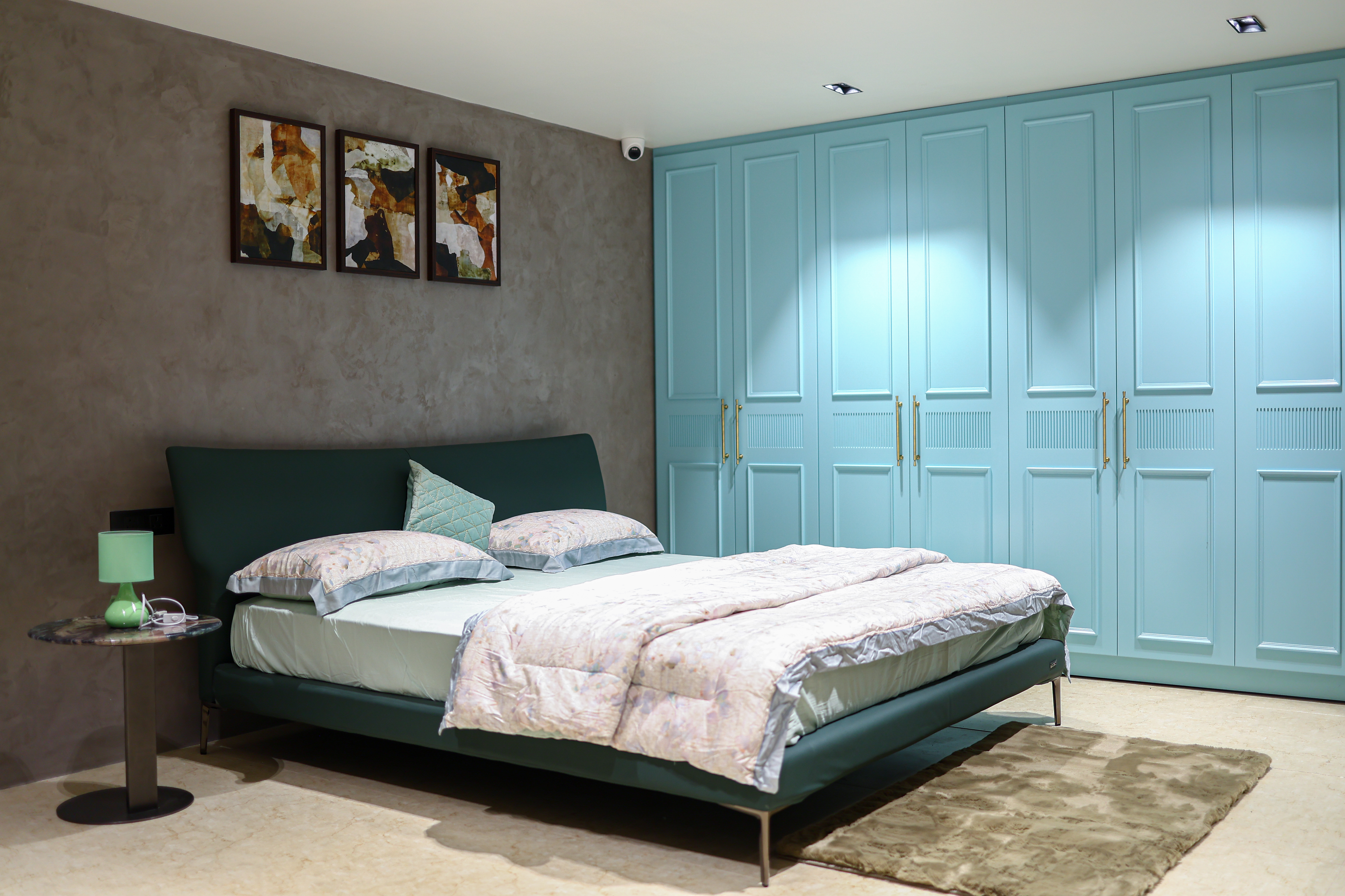 Designer PU Aqua Wardrobe - View 1