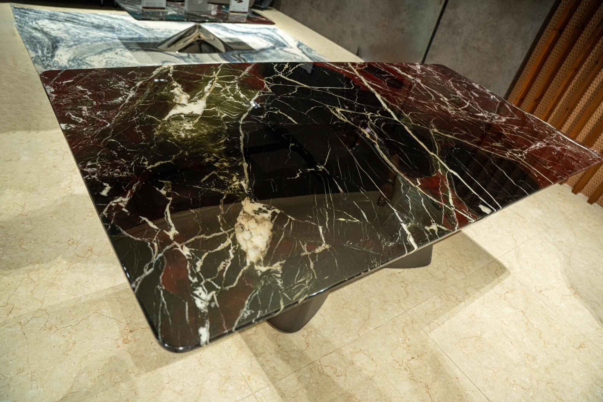 Verde Lavante Italian Marble Dining table  - View 1