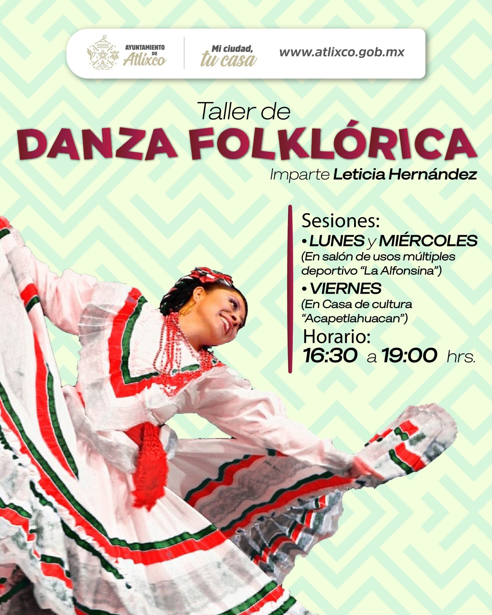 Cartel: Taller de Danza Folklórica