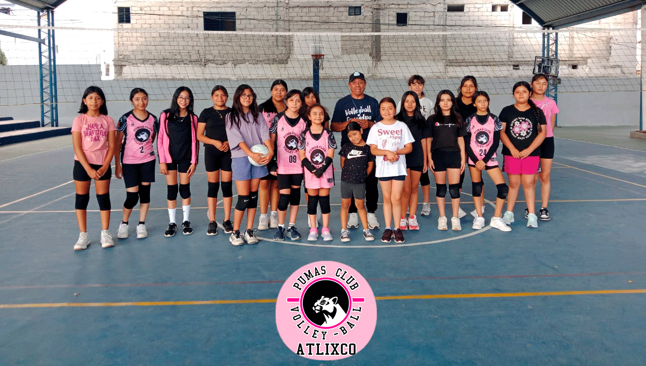 Cartel: Entrenamiento de Voleibol: Club Pumas