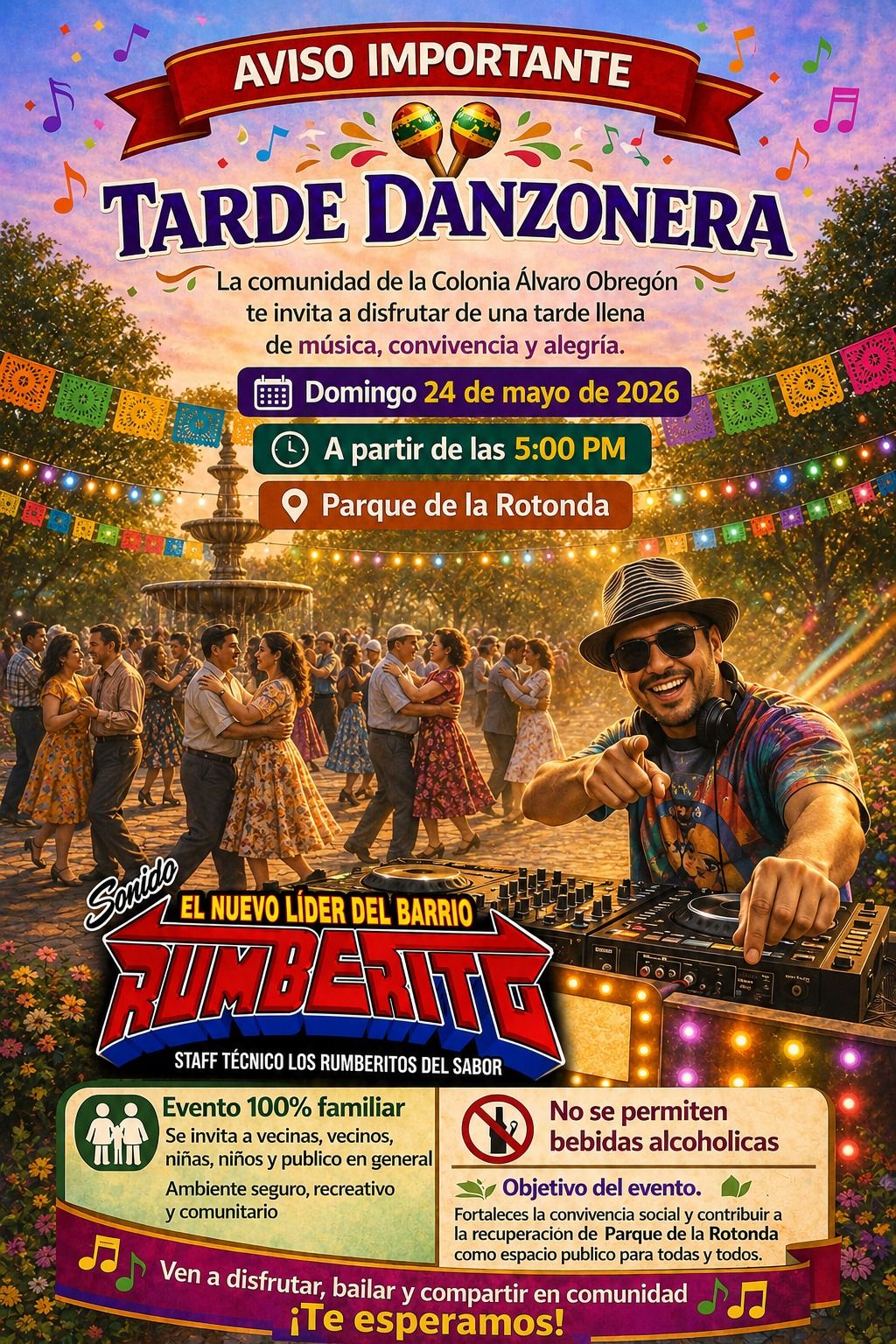 Cartel: Tarde Danzonera