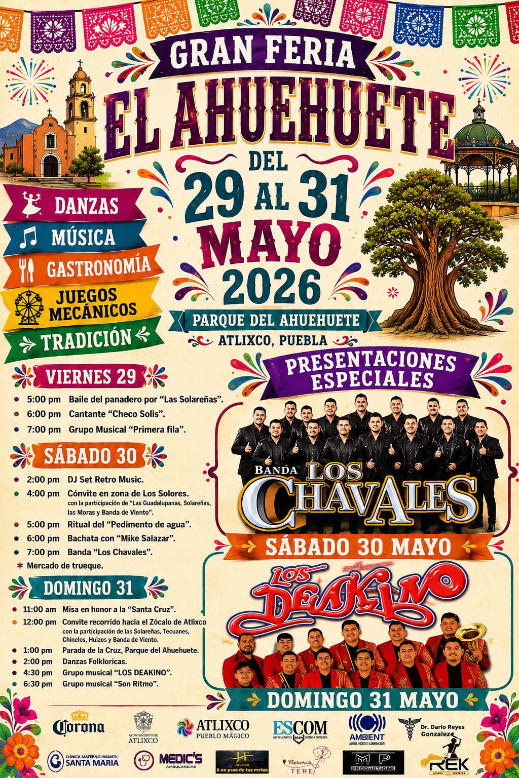 Cartel del evento Gran Feria: El Ahuehuete