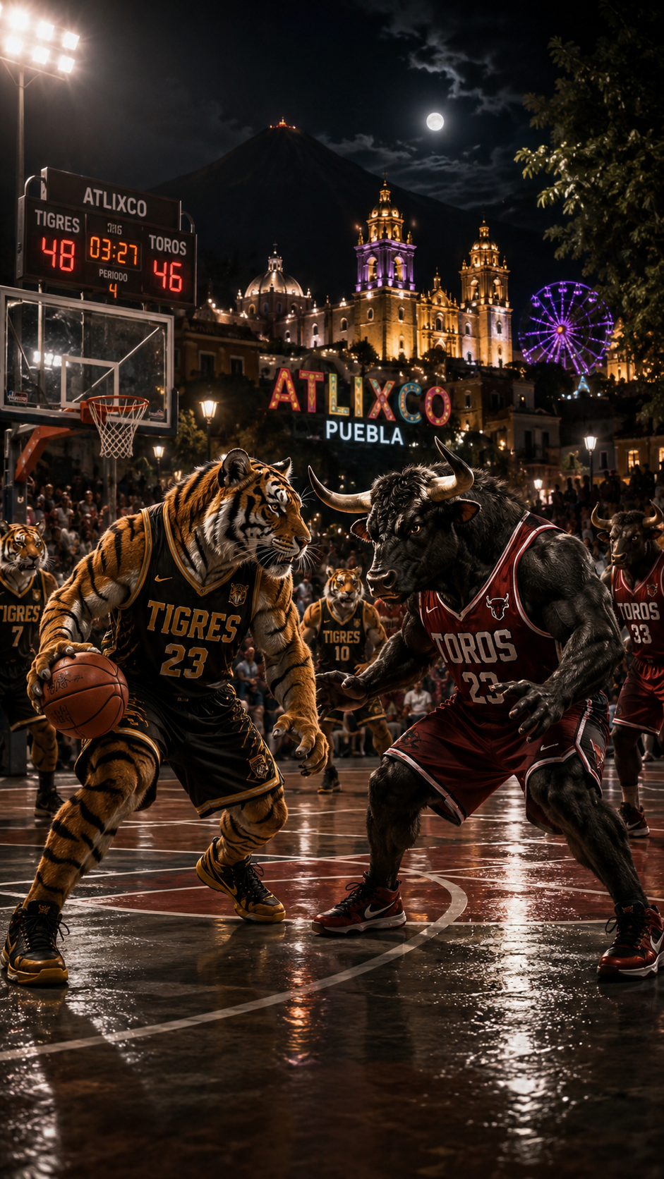 Cartel: Liga de Basquetbol MaxiBasquet