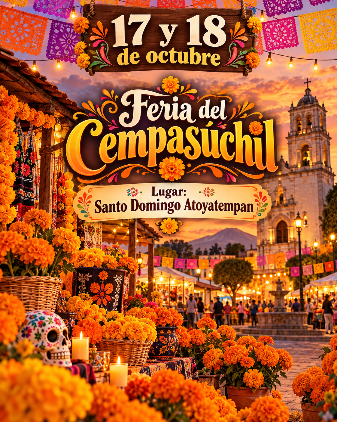 Cartel: Feria el Cempasuchil