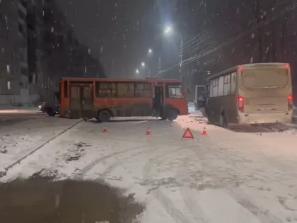 Есть пострадавшие. Автобусы попали в ДТП в Нижнем Новгороде