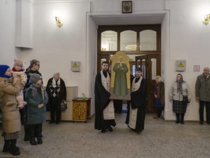 В Спасо-Преображенском соборе Нижнего Новгорода освятили новую икону святой блаженной Матроны Московской