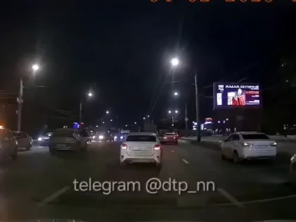 Массовое ДТП в Нижнем Новгороде: первые кадры с места происшествия