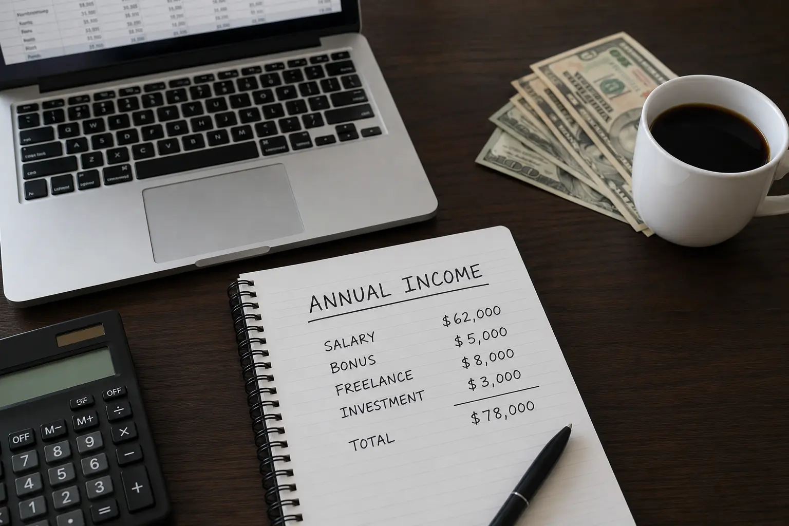 what is annual income mean