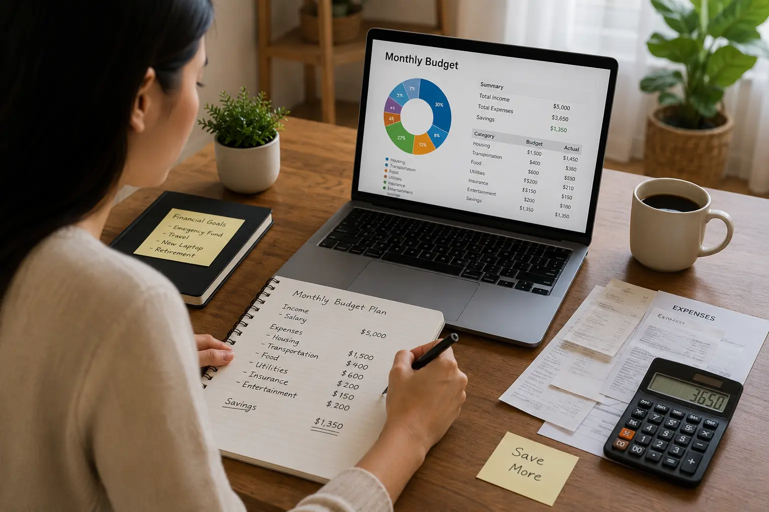 how to make a budget for beginners step by step