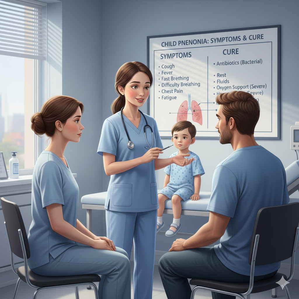 শিশু নিউমোনিয়ার লক্ষণ ও প্রতিরোধ