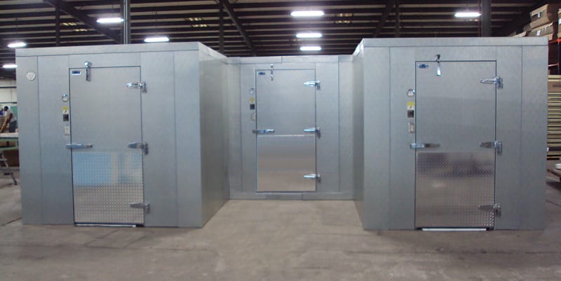 Cámaras frigoríficas modulares en bodega industrial para arriendo
