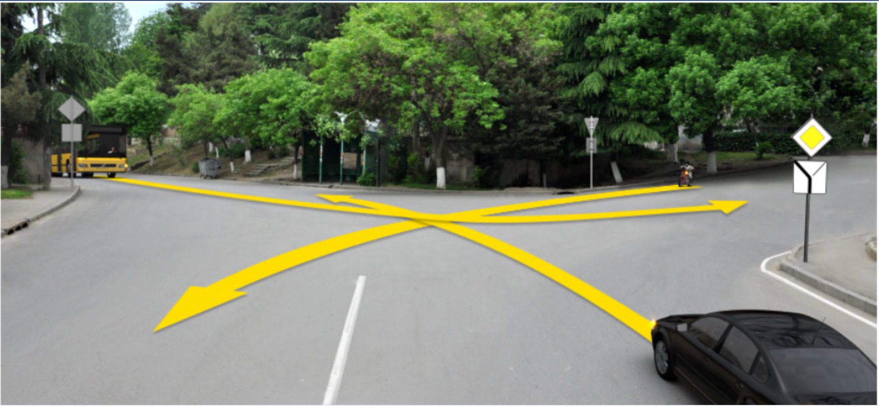 Вопрос 6 ПДД Грузия