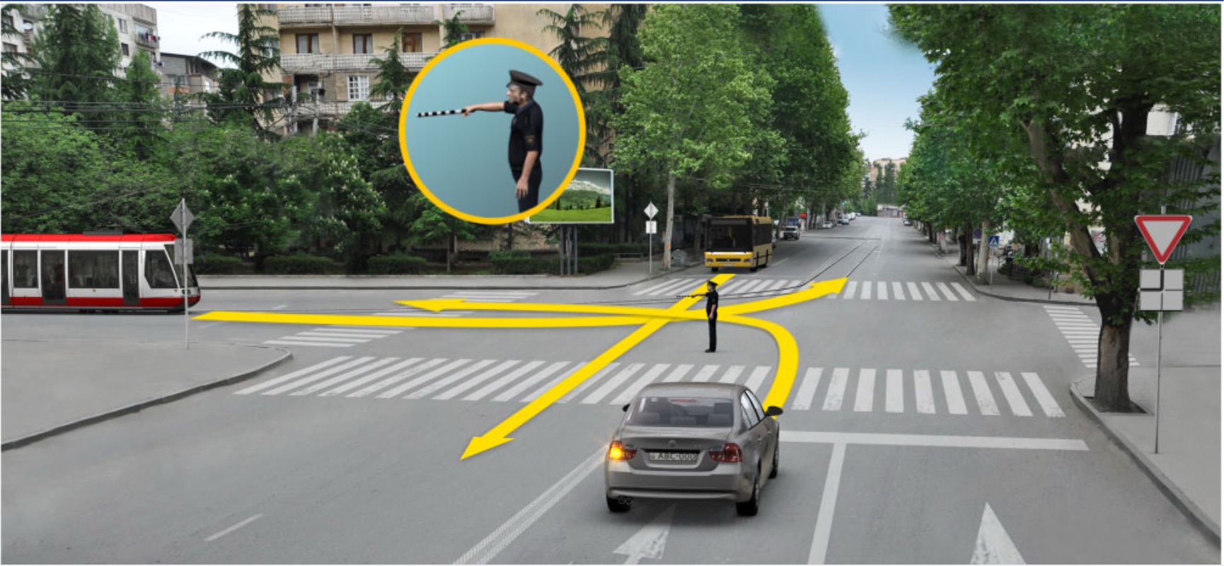 Вопрос 10 ПДД Грузия